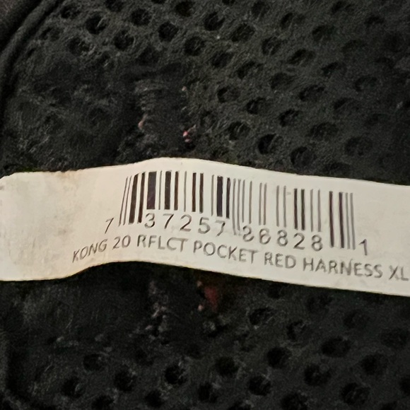 KONG Reflective Pocket Dog Harness Red size XL - Picture 5 of 5